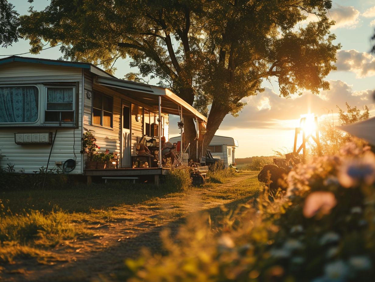 vieux mobil home