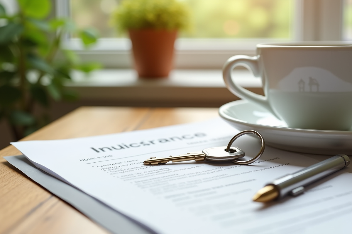 Clé de maison et contrat d