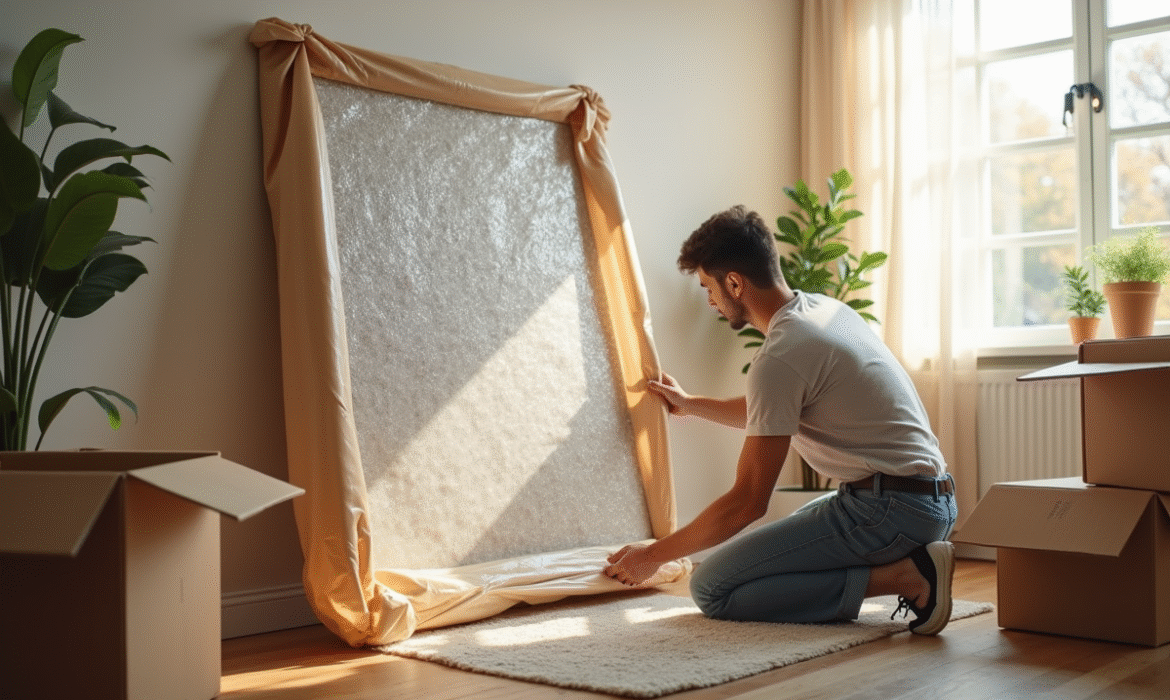 Conseils pour emballer efficacement vos tableaux avant un déménagement