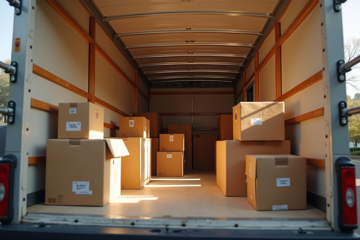 camion déménagement