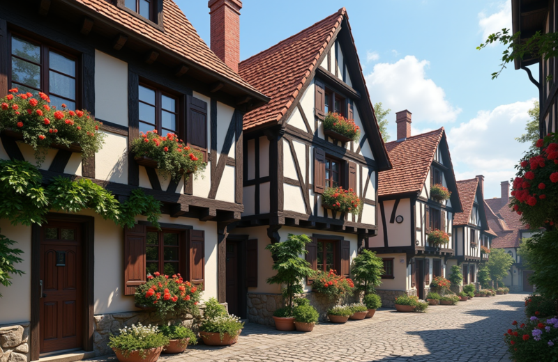 Maisons à colombages : entre tradition et modernité