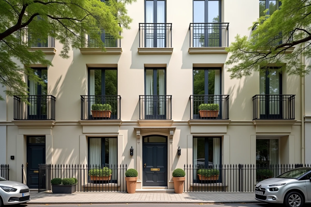 Immeuble résidentiel moderne avec balcons dans un quartier prisé de Nogent-sur-Marne idéal pour l'investissement locatif