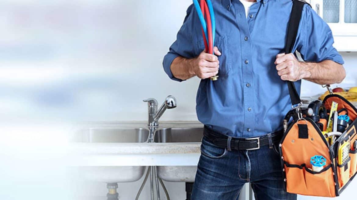 service de qualité avec un plombier
